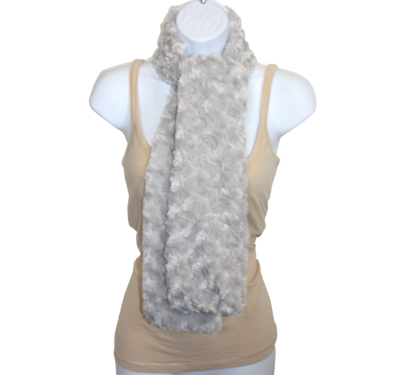 Minky Couture Leo Silver Scarf